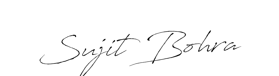 You should practise on your own different ways (Antro_Vectra) to write your name (Sujit Bohra) in signature. don't let someone else do it for you. Sujit Bohra signature style 6 images and pictures png