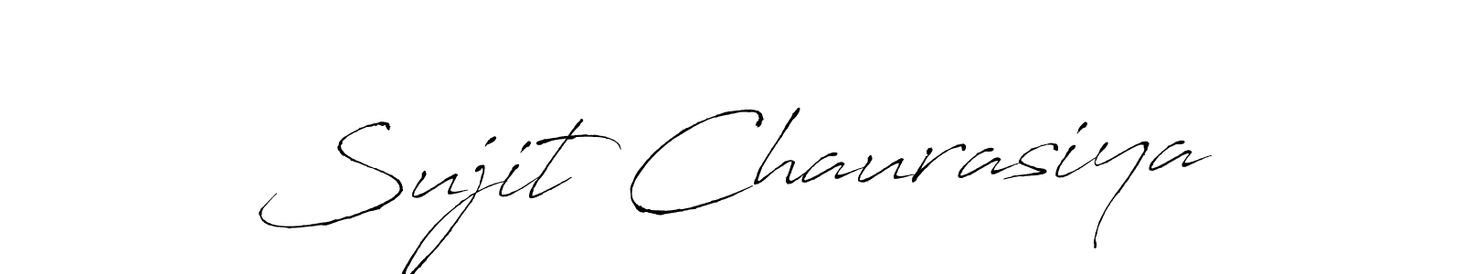 Also we have Sujit Chaurasiya name is the best signature style. Create professional handwritten signature collection using Antro_Vectra autograph style. Sujit Chaurasiya signature style 6 images and pictures png