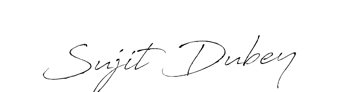 How to make Sujit Dubey name signature. Use Antro_Vectra style for creating short signs online. This is the latest handwritten sign. Sujit Dubey signature style 6 images and pictures png