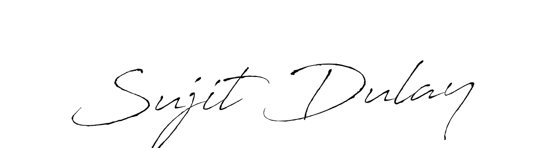 Sujit Dulay stylish signature style. Best Handwritten Sign (Antro_Vectra) for my name. Handwritten Signature Collection Ideas for my name Sujit Dulay. Sujit Dulay signature style 6 images and pictures png