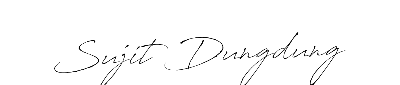Design your own signature with our free online signature maker. With this signature software, you can create a handwritten (Antro_Vectra) signature for name Sujit Dungdung. Sujit Dungdung signature style 6 images and pictures png