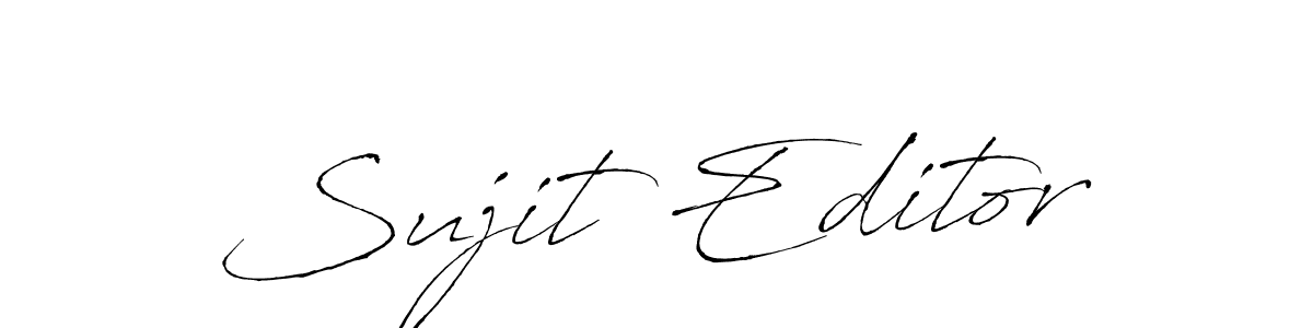 Once you've used our free online signature maker to create your best signature Antro_Vectra style, it's time to enjoy all of the benefits that Sujit Editor name signing documents. Sujit Editor signature style 6 images and pictures png