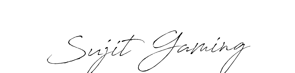 How to Draw Sujit Gaming signature style? Antro_Vectra is a latest design signature styles for name Sujit Gaming. Sujit Gaming signature style 6 images and pictures png