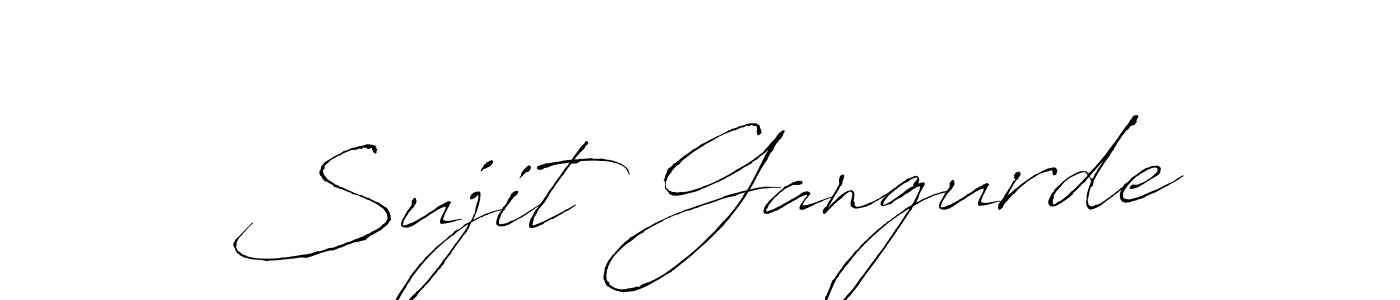 It looks lik you need a new signature style for name Sujit Gangurde. Design unique handwritten (Antro_Vectra) signature with our free signature maker in just a few clicks. Sujit Gangurde signature style 6 images and pictures png