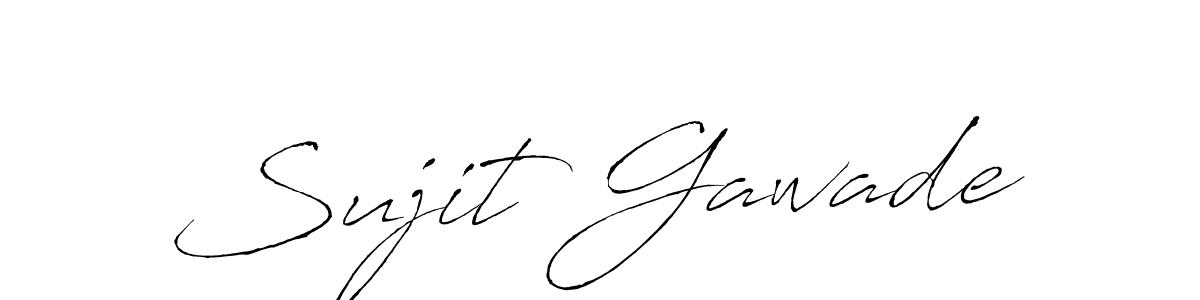 The best way (Antro_Vectra) to make a short signature is to pick only two or three words in your name. The name Sujit Gawade include a total of six letters. For converting this name. Sujit Gawade signature style 6 images and pictures png