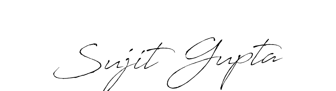 Also we have Sujit Gupta name is the best signature style. Create professional handwritten signature collection using Antro_Vectra autograph style. Sujit Gupta signature style 6 images and pictures png