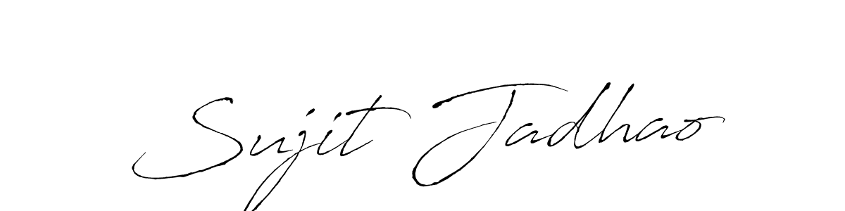 Also we have Sujit Jadhao name is the best signature style. Create professional handwritten signature collection using Antro_Vectra autograph style. Sujit Jadhao signature style 6 images and pictures png