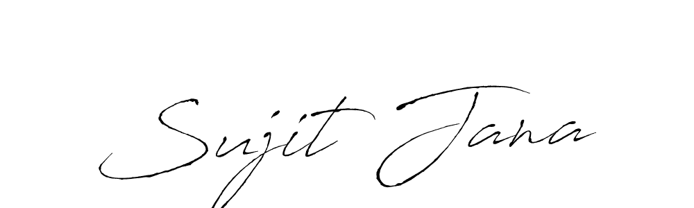 Create a beautiful signature design for name Sujit Jana. With this signature (Antro_Vectra) fonts, you can make a handwritten signature for free. Sujit Jana signature style 6 images and pictures png