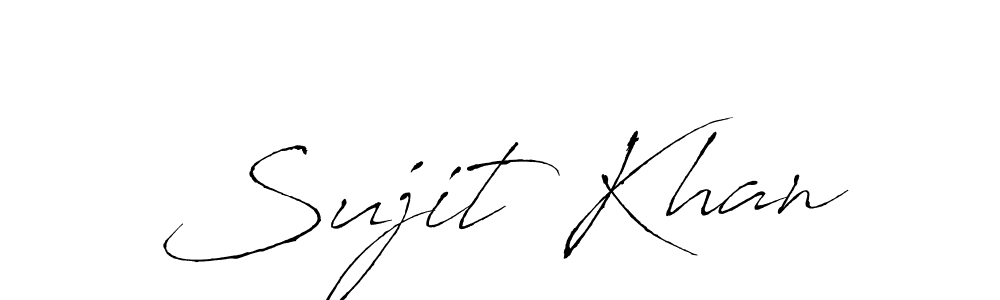 Use a signature maker to create a handwritten signature online. With this signature software, you can design (Antro_Vectra) your own signature for name Sujit Khan. Sujit Khan signature style 6 images and pictures png