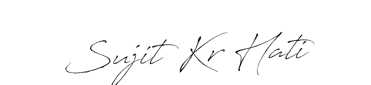 Also You can easily find your signature by using the search form. We will create Sujit Kr Hati name handwritten signature images for you free of cost using Antro_Vectra sign style. Sujit Kr Hati signature style 6 images and pictures png