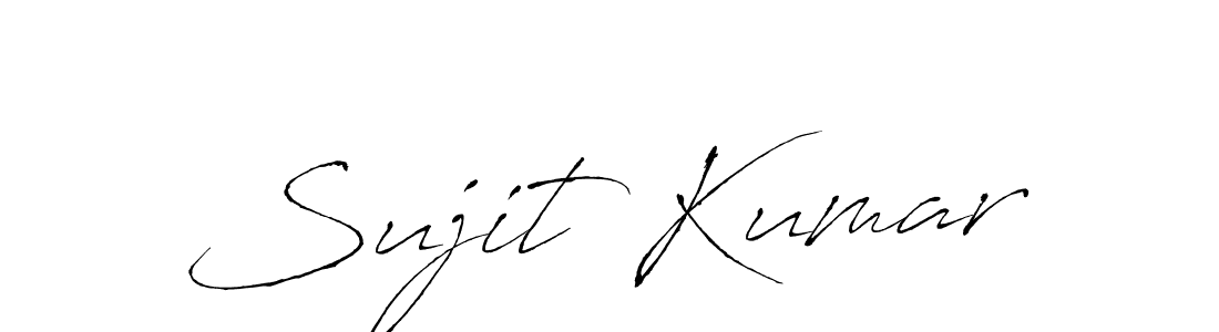 Create a beautiful signature design for name Sujit Kumar. With this signature (Antro_Vectra) fonts, you can make a handwritten signature for free. Sujit Kumar signature style 6 images and pictures png