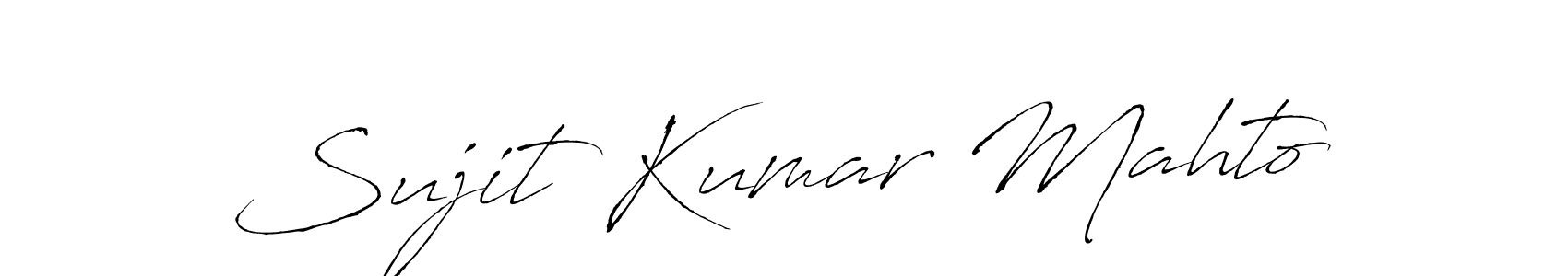 Design your own signature with our free online signature maker. With this signature software, you can create a handwritten (Antro_Vectra) signature for name Sujit Kumar Mahto. Sujit Kumar Mahto signature style 6 images and pictures png