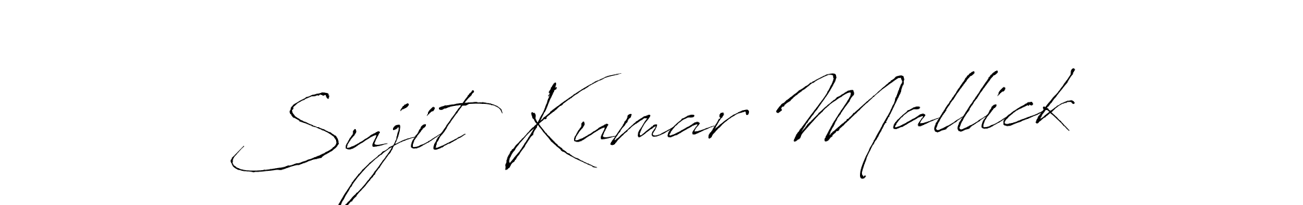 Sujit Kumar Mallick stylish signature style. Best Handwritten Sign (Antro_Vectra) for my name. Handwritten Signature Collection Ideas for my name Sujit Kumar Mallick. Sujit Kumar Mallick signature style 6 images and pictures png