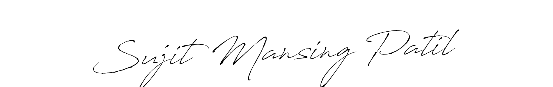 You should practise on your own different ways (Antro_Vectra) to write your name (Sujit Mansing Patil) in signature. don't let someone else do it for you. Sujit Mansing Patil signature style 6 images and pictures png