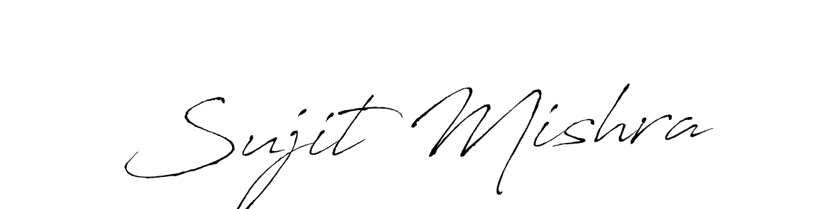 Design your own signature with our free online signature maker. With this signature software, you can create a handwritten (Antro_Vectra) signature for name Sujit Mishra. Sujit Mishra signature style 6 images and pictures png