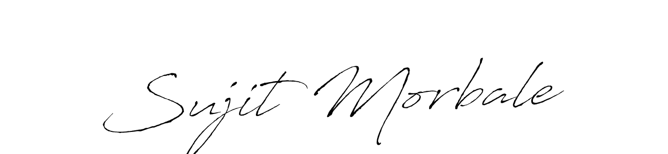 This is the best signature style for the Sujit Morbale name. Also you like these signature font (Antro_Vectra). Mix name signature. Sujit Morbale signature style 6 images and pictures png