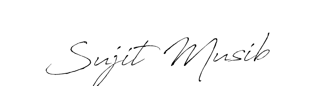 You should practise on your own different ways (Antro_Vectra) to write your name (Sujit Musib) in signature. don't let someone else do it for you. Sujit Musib signature style 6 images and pictures png