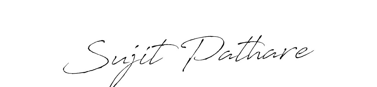 Make a beautiful signature design for name Sujit Pathare. With this signature (Antro_Vectra) style, you can create a handwritten signature for free. Sujit Pathare signature style 6 images and pictures png