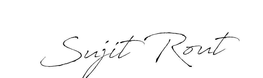 Create a beautiful signature design for name Sujit Rout. With this signature (Antro_Vectra) fonts, you can make a handwritten signature for free. Sujit Rout signature style 6 images and pictures png