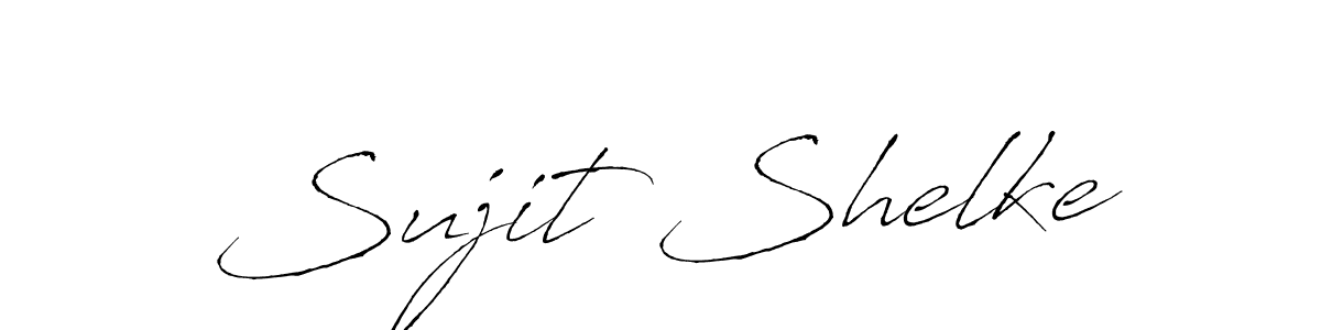This is the best signature style for the Sujit Shelke name. Also you like these signature font (Antro_Vectra). Mix name signature. Sujit Shelke signature style 6 images and pictures png