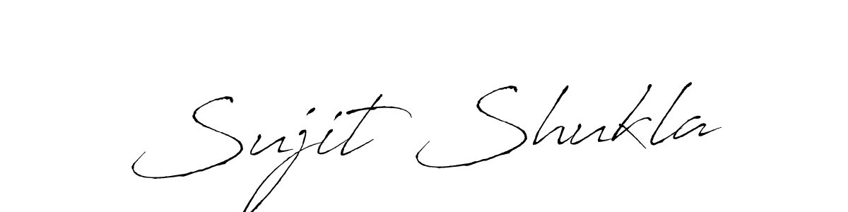 How to make Sujit Shukla name signature. Use Antro_Vectra style for creating short signs online. This is the latest handwritten sign. Sujit Shukla signature style 6 images and pictures png