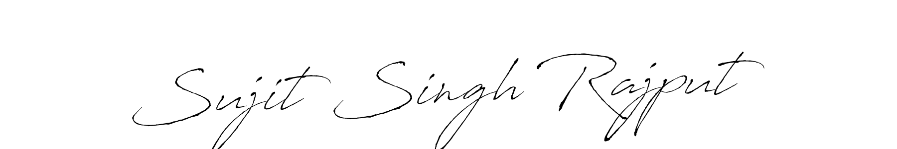 Make a beautiful signature design for name Sujit Singh Rajput. With this signature (Antro_Vectra) style, you can create a handwritten signature for free. Sujit Singh Rajput signature style 6 images and pictures png