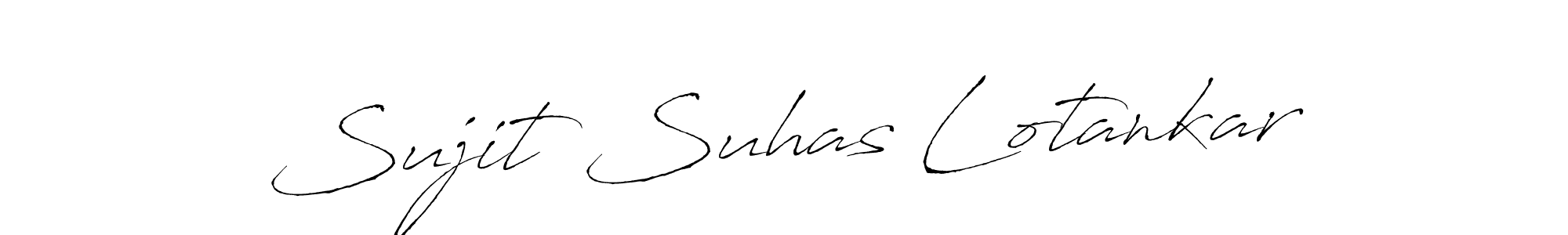 Also we have Sujit Suhas Lotankar name is the best signature style. Create professional handwritten signature collection using Antro_Vectra autograph style. Sujit Suhas Lotankar signature style 6 images and pictures png