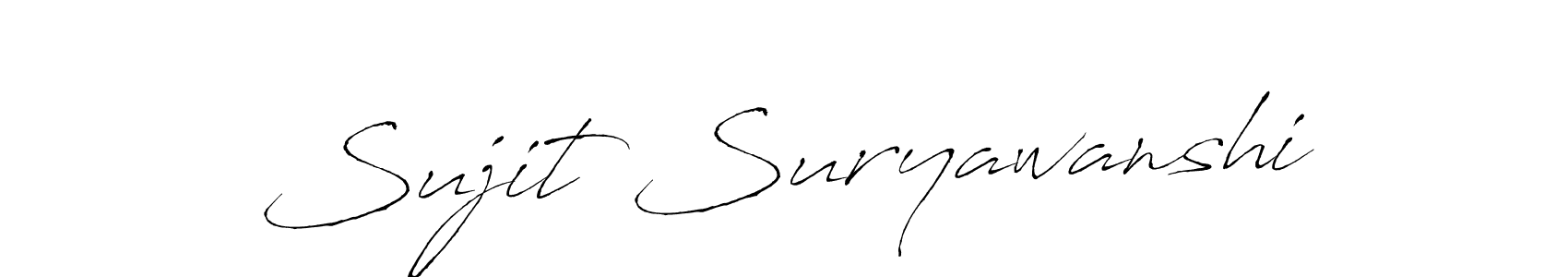 Also we have Sujit Suryawanshi name is the best signature style. Create professional handwritten signature collection using Antro_Vectra autograph style. Sujit Suryawanshi signature style 6 images and pictures png