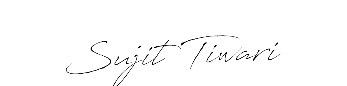 Design your own signature with our free online signature maker. With this signature software, you can create a handwritten (Antro_Vectra) signature for name Sujit Tiwari. Sujit Tiwari signature style 6 images and pictures png