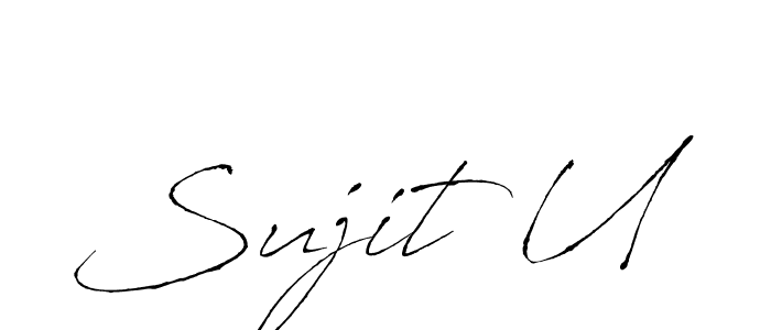 It looks lik you need a new signature style for name Sujit U. Design unique handwritten (Antro_Vectra) signature with our free signature maker in just a few clicks. Sujit U signature style 6 images and pictures png