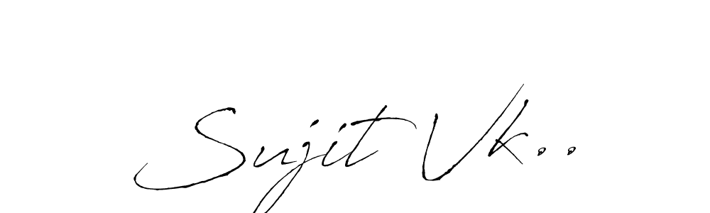 Use a signature maker to create a handwritten signature online. With this signature software, you can design (Antro_Vectra) your own signature for name Sujit Vk... Sujit Vk.. signature style 6 images and pictures png