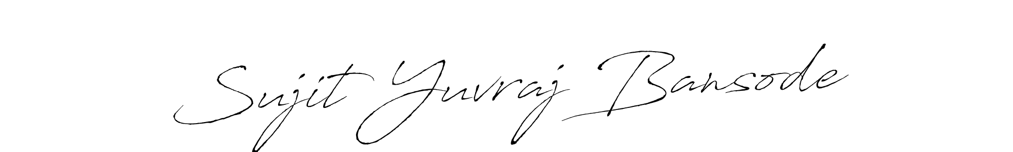 This is the best signature style for the Sujit Yuvraj Bansode name. Also you like these signature font (Antro_Vectra). Mix name signature. Sujit Yuvraj Bansode signature style 6 images and pictures png