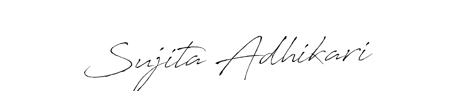 It looks lik you need a new signature style for name Sujita Adhikari. Design unique handwritten (Antro_Vectra) signature with our free signature maker in just a few clicks. Sujita Adhikari signature style 6 images and pictures png