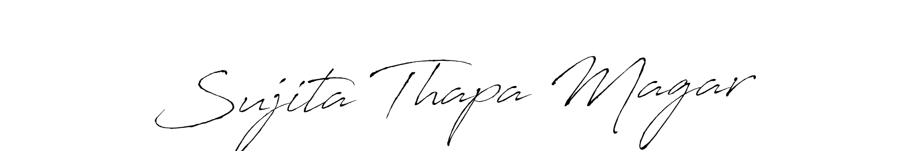 Similarly Antro_Vectra is the best handwritten signature design. Signature creator online .You can use it as an online autograph creator for name Sujita Thapa Magar. Sujita Thapa Magar signature style 6 images and pictures png