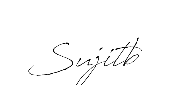 How to Draw Sujitb signature style? Antro_Vectra is a latest design signature styles for name Sujitb. Sujitb signature style 6 images and pictures png