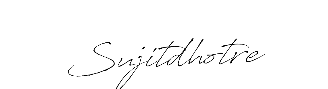 The best way (Antro_Vectra) to make a short signature is to pick only two or three words in your name. The name Sujitdhotre include a total of six letters. For converting this name. Sujitdhotre signature style 6 images and pictures png