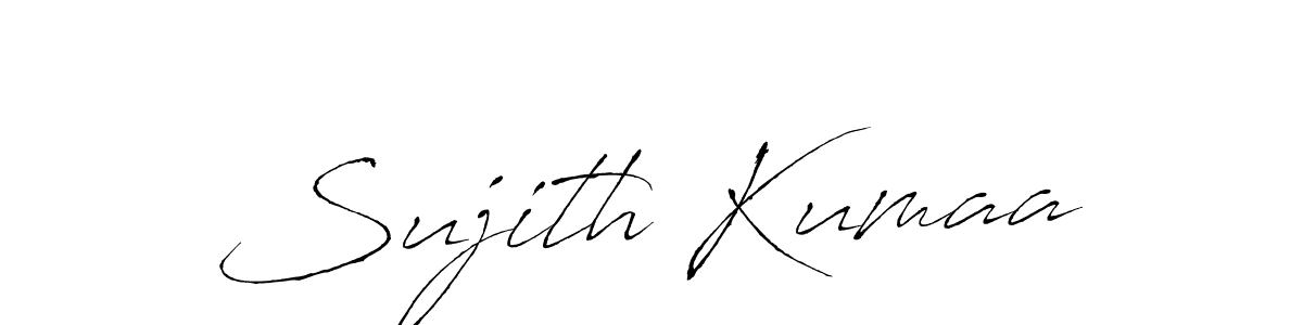 How to make Sujith Kumaa signature? Antro_Vectra is a professional autograph style. Create handwritten signature for Sujith Kumaa name. Sujith Kumaa signature style 6 images and pictures png