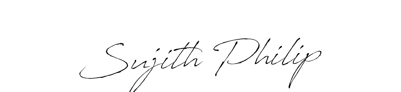 The best way (Antro_Vectra) to make a short signature is to pick only two or three words in your name. The name Sujith Philip include a total of six letters. For converting this name. Sujith Philip signature style 6 images and pictures png