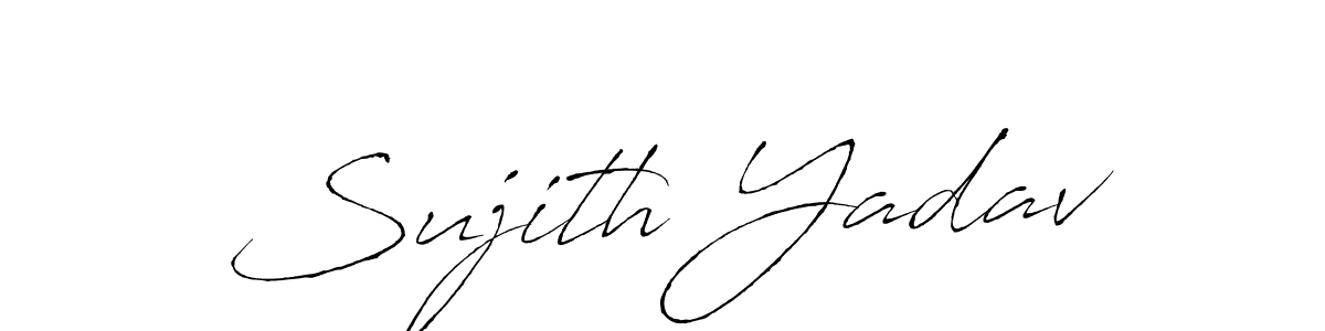 Also You can easily find your signature by using the search form. We will create Sujith Yadav name handwritten signature images for you free of cost using Antro_Vectra sign style. Sujith Yadav signature style 6 images and pictures png