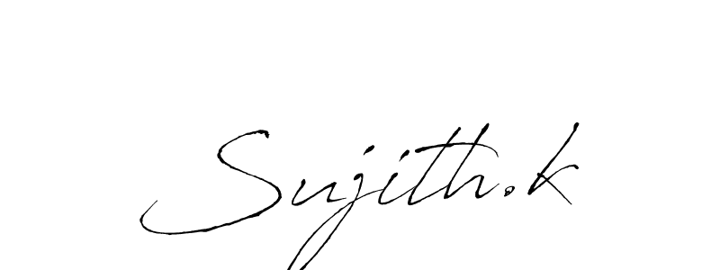 You should practise on your own different ways (Antro_Vectra) to write your name (Sujith.k) in signature. don't let someone else do it for you. Sujith.k signature style 6 images and pictures png
