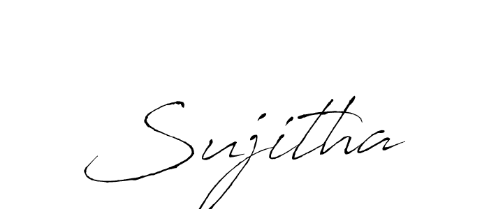 How to make Sujitha name signature. Use Antro_Vectra style for creating short signs online. This is the latest handwritten sign. Sujitha signature style 6 images and pictures png