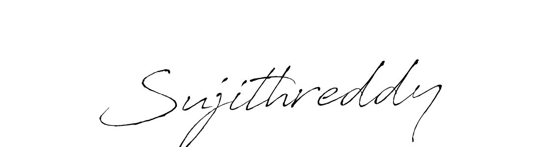 How to make Sujithreddy signature? Antro_Vectra is a professional autograph style. Create handwritten signature for Sujithreddy name. Sujithreddy signature style 6 images and pictures png