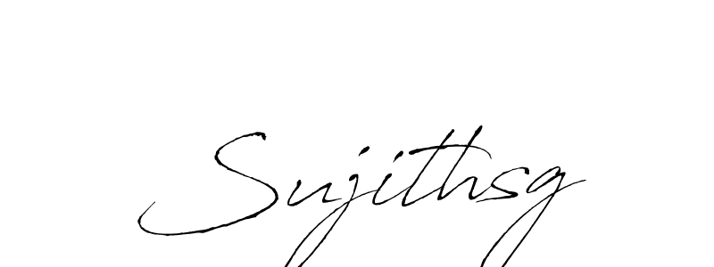 Create a beautiful signature design for name Sujithsg. With this signature (Antro_Vectra) fonts, you can make a handwritten signature for free. Sujithsg signature style 6 images and pictures png