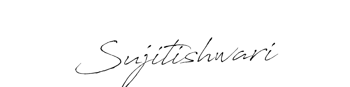 if you are searching for the best signature style for your name Sujitishwari. so please give up your signature search. here we have designed multiple signature styles  using Antro_Vectra. Sujitishwari signature style 6 images and pictures png