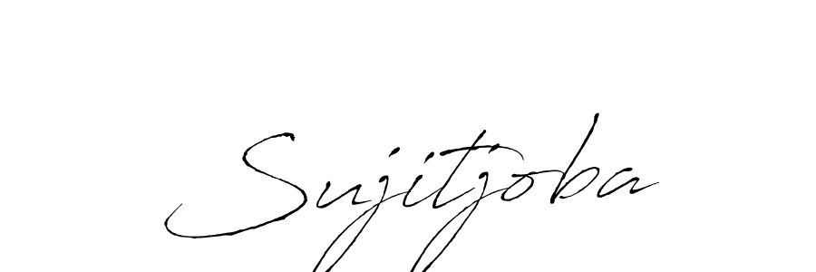 Antro_Vectra is a professional signature style that is perfect for those who want to add a touch of class to their signature. It is also a great choice for those who want to make their signature more unique. Get Sujitjoba name to fancy signature for free. Sujitjoba signature style 6 images and pictures png