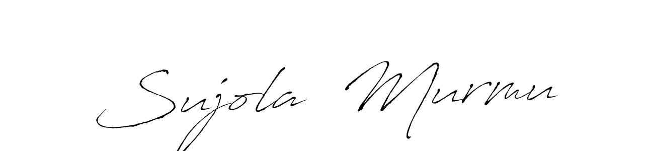 Make a beautiful signature design for name Sujola  Murmu. With this signature (Antro_Vectra) style, you can create a handwritten signature for free. Sujola  Murmu signature style 6 images and pictures png