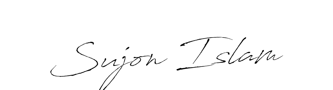 How to make Sujon Islam name signature. Use Antro_Vectra style for creating short signs online. This is the latest handwritten sign. Sujon Islam signature style 6 images and pictures png