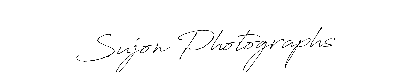 Make a beautiful signature design for name Sujon Photographs. With this signature (Antro_Vectra) style, you can create a handwritten signature for free. Sujon Photographs signature style 6 images and pictures png