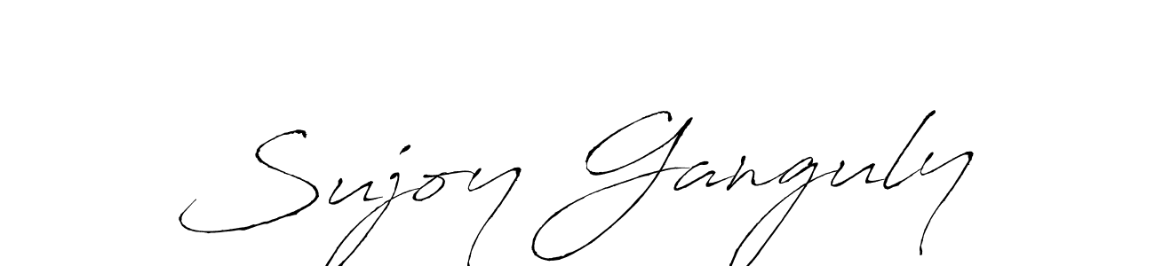 Antro_Vectra is a professional signature style that is perfect for those who want to add a touch of class to their signature. It is also a great choice for those who want to make their signature more unique. Get Sujoy Ganguly name to fancy signature for free. Sujoy Ganguly signature style 6 images and pictures png