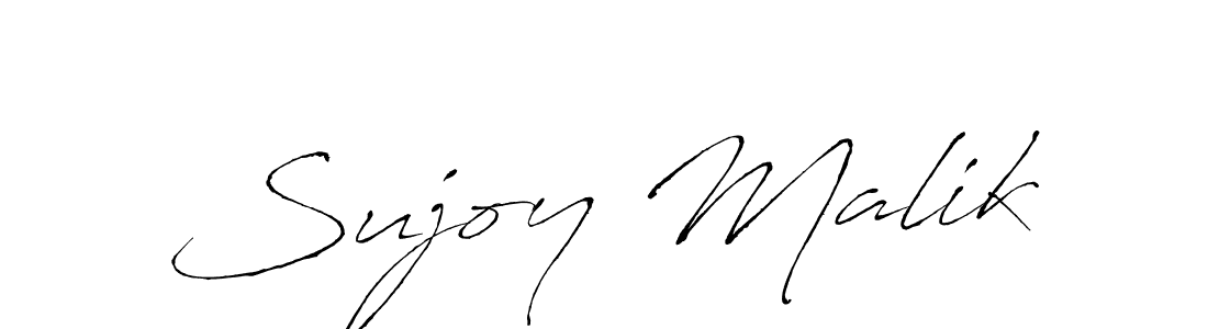 Make a beautiful signature design for name Sujoy Malik. With this signature (Antro_Vectra) style, you can create a handwritten signature for free. Sujoy Malik signature style 6 images and pictures png